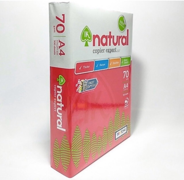 Giấy A4  Natural 70gms