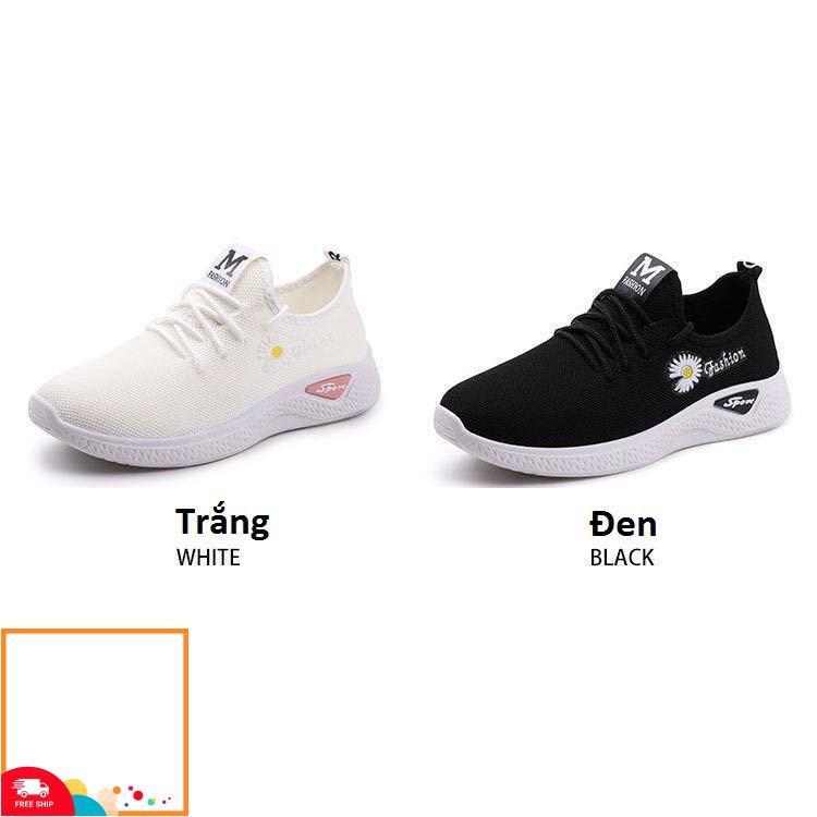 Giày nữ thể thao Fashion cúc Chữ M giá rẻ êm chân mới về .