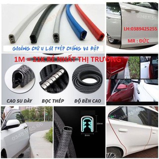 GIOĂNG CHỮ U CAO SU LÕI THÉP CHỐNG RUNG - CHỐNG VA ĐẬP