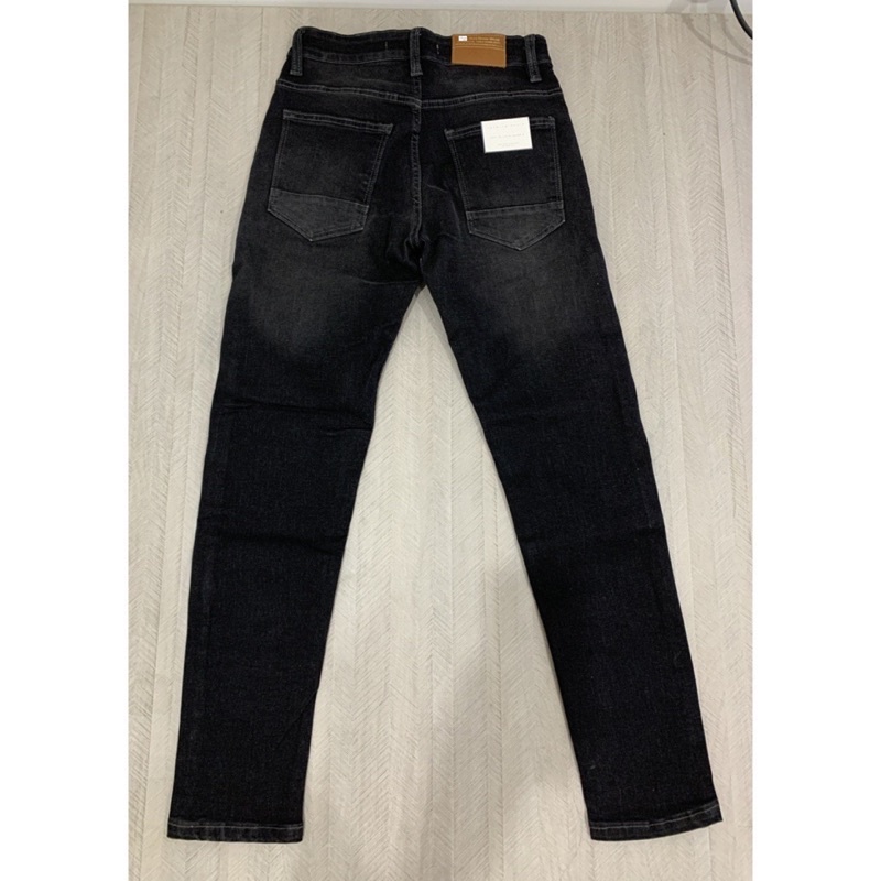 Quần jean nam cao cấp ống ôm côn màu xám khói ZR co giãn skinny