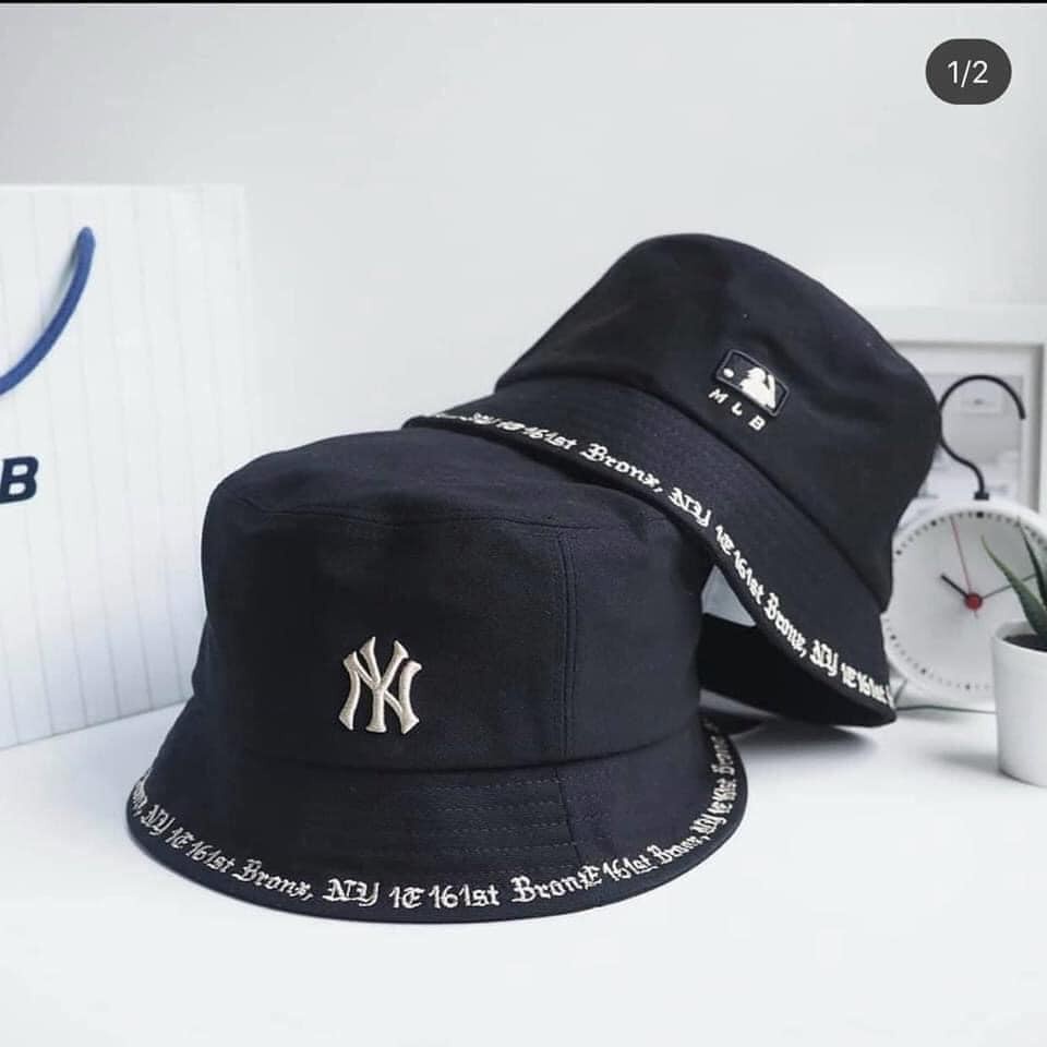 NÓN MLB CHẤT VẢI COTTON HÀN QUỐC CAO CẤP, NÓN THỜI TRANG BU9A22 màu ngọc trai,đen