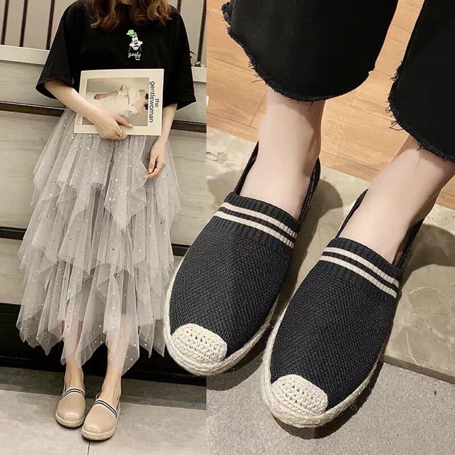 Giày nữ slipon chun
