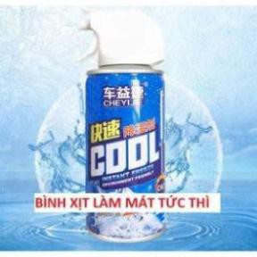 Bình xịt làm lạnh tức thì - Bình xịt mát cơ thể làm mát không khí nhanh cho yên xe ghế ô tô một cách nhanh chóng