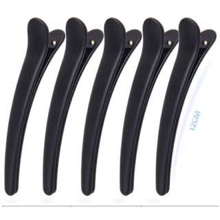 Kẹp mỏ vịt nhựa đen 12cm