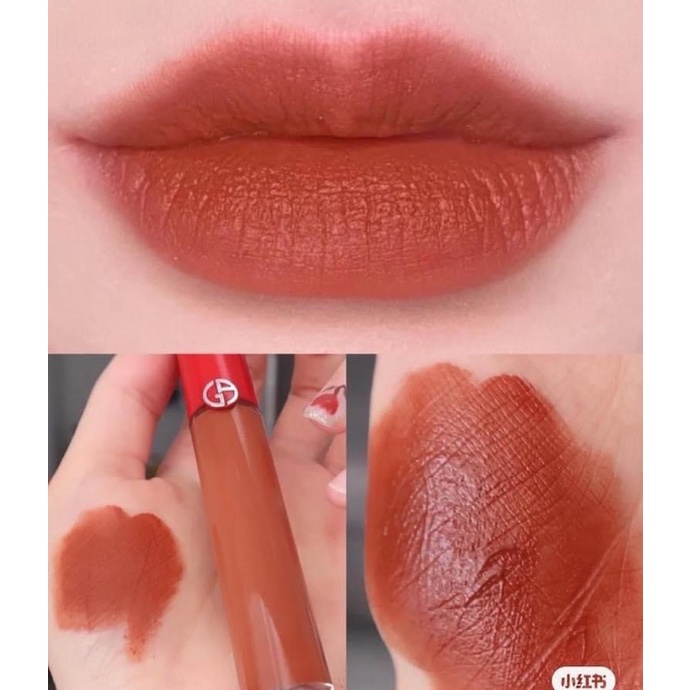 SON KEM LÌ GIORGIO ARMANI LIP MAESTRO 208 VENETIAN RED - NÂU CARAMEL