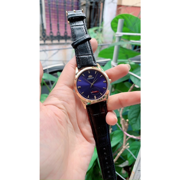 Đồng Hồ Nam Orient Máy Pin , Dây Da , Size 38mm