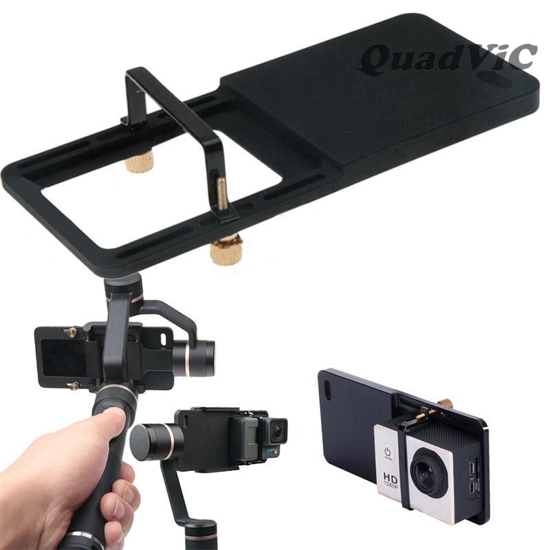 Adapter gimbal gopro 8 7 6 black chống rung smooth Q yi 4k + thanh gắn action camera QuadViC.COM N00173