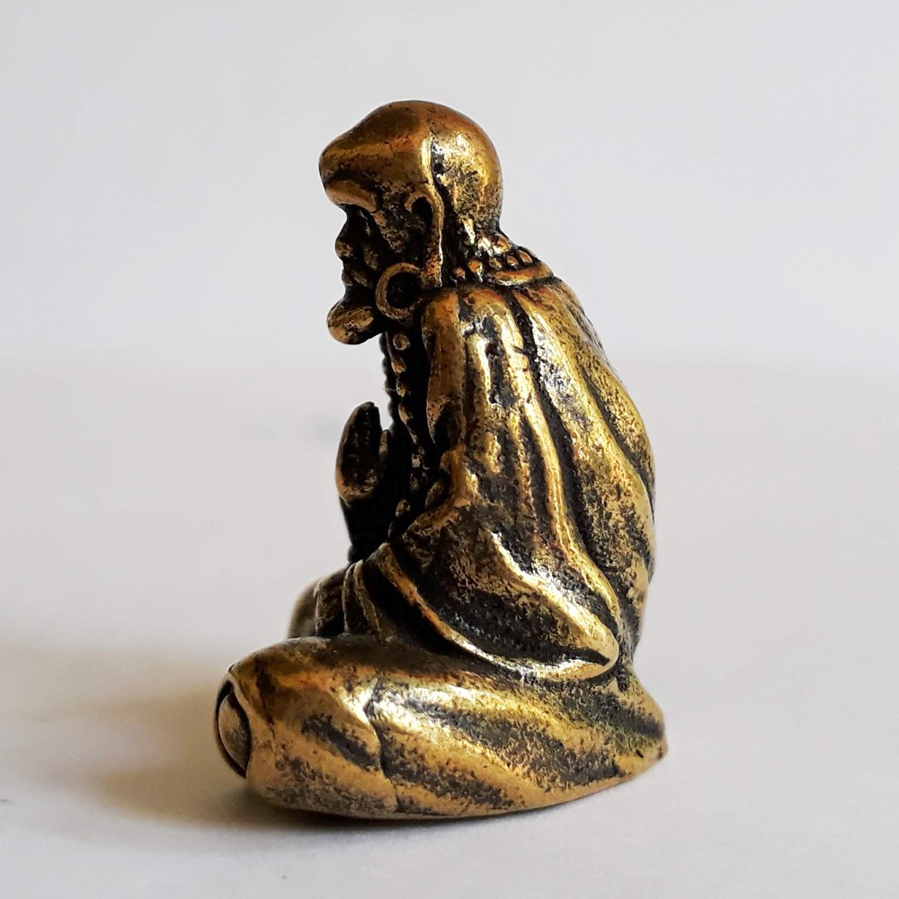 Tượng Bồ đề đạt ma mini bằng đồng giá rẻ làm phụ kiện tiểu cảnh, phụ kiện bàn trà, trang trí bonsai, làm quà tặng | BigBuy360 - bigbuy360.vn