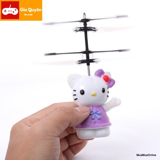 Đồ Chơi Mèo Kitty Biết Bay Cảm Ứng Bằng Tay