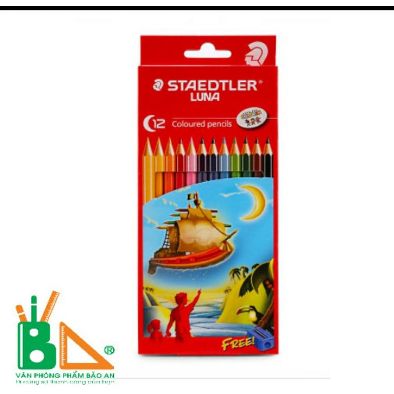 Bút Chì Màu 12 Màu Steadtler Luna 136 C12 (Loại Chì Dài)