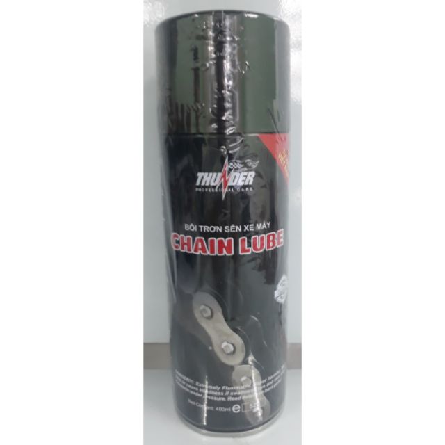 Xịt dưỡng sên Thunder Chain Lube 400ml