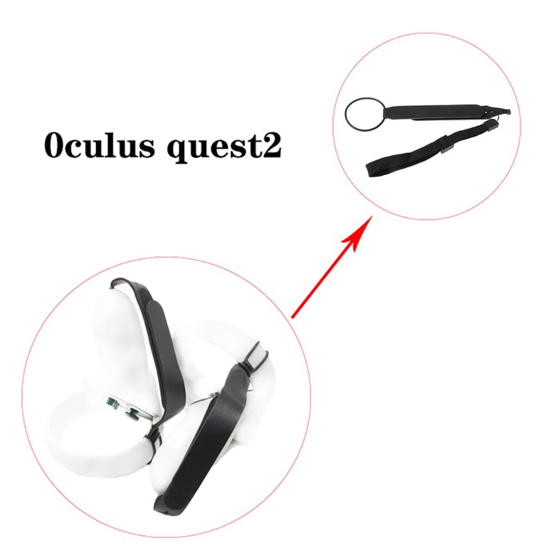 Set 2 Dây Da Pu Bọc Tay Cầm Điều Khiển Chơi Game Oculus Quest