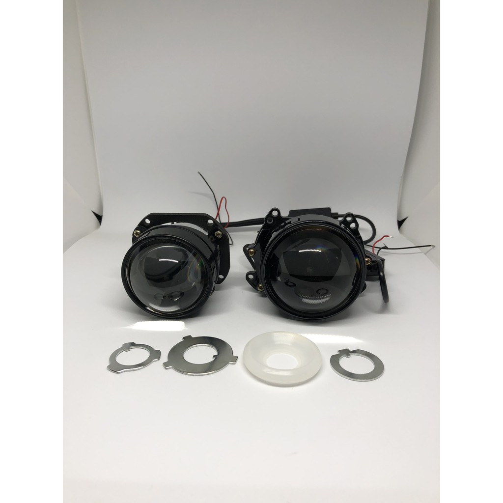 1 Bi Cầu LED 55w đui xoáy không khoét chóa đèn 2,5 inch, 3,0 inch siêu sáng