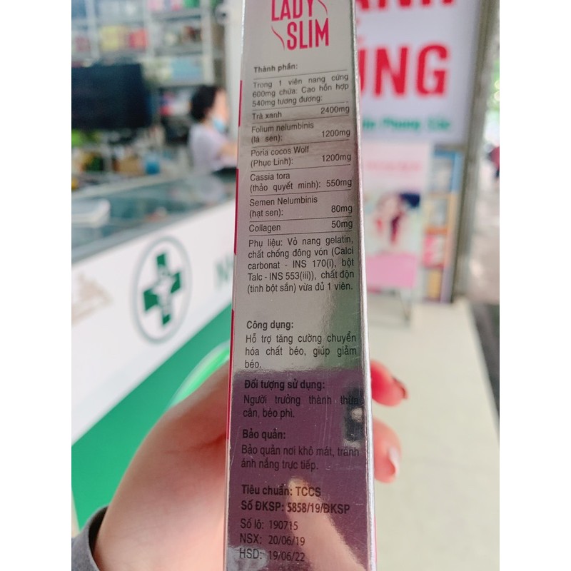 [Nhà thuốc HD] Giảm cân LADY SLIM - feedback giảm 4kg/tháng | BigBuy360 - bigbuy360.vn
