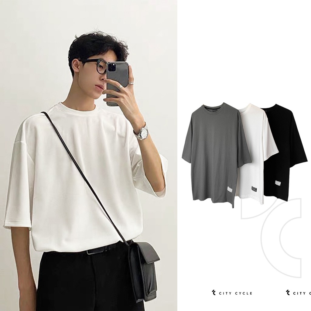 Áo thun tay lỡ SIMPLE City Cycle - Áo phông nam Unisex form rộng Local Brand.