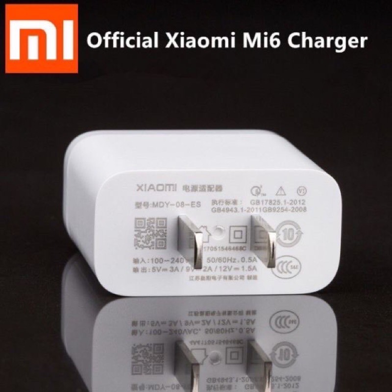 CỦ SẠC XIAOMI 5V-2A ZIN BÓC MÁY ( Hàng Chính Hãng) bh 12 tháng