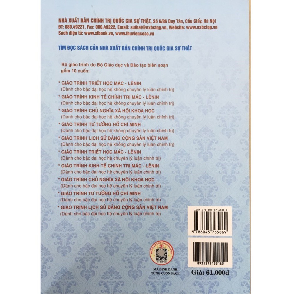 Giáo trình Chủ nghĩa xã hội khoa học