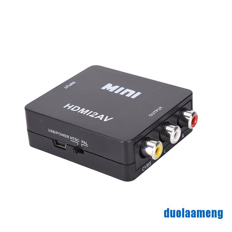 VN Đầu Chuyển Đổi Cổng Hdmi Sang Rca Av / Cvbs Hd 1080p Mini Hdmi2Av