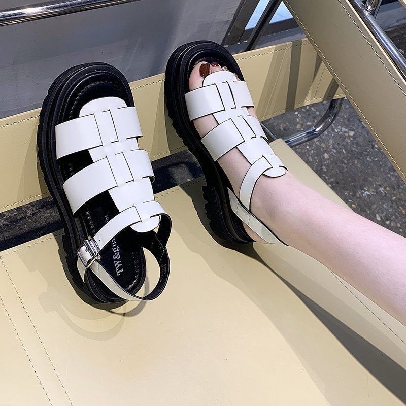 Sandal Nữ Chiến Bình Cổ Lửng Hottrend 2021