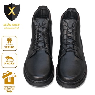 giày đốc nam, giày da nam Xoăn Shop D01