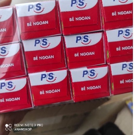 Lốc 12 tuýp kem đánh răng PS Bé ngoan hương dâu thơm mát