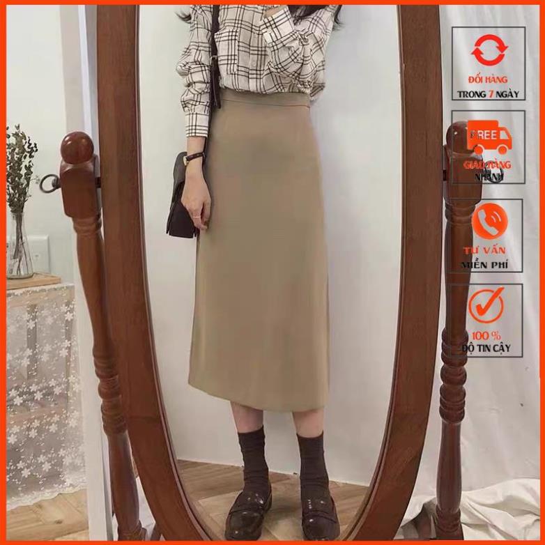 Chân Váy Dài midi trơn mã 306 | BigBuy360 - bigbuy360.vn