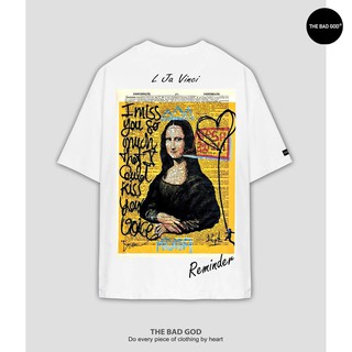 Chính Hãng Áo thun in hình ILU Monalisa Tee cao cấp , áo phông T shirt nam nữ unisex ,  The Bad God