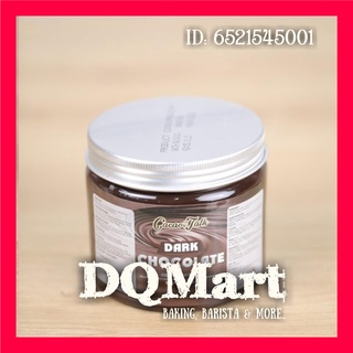 Socola chocolate dạng sệt đen dark chocolate cacao talk - 500gr
