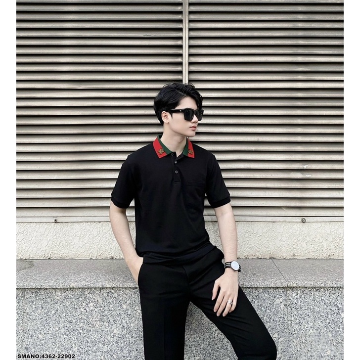 áo phông polo thêu 2 ong bên cổ cực đỉnh