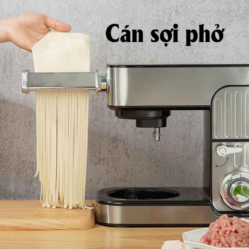 Dụng Cụ Cán Bột, Cán Sợi Mì, Cán Sợi Phở Inox Cao Cấp Cho Máy Trộn Bột