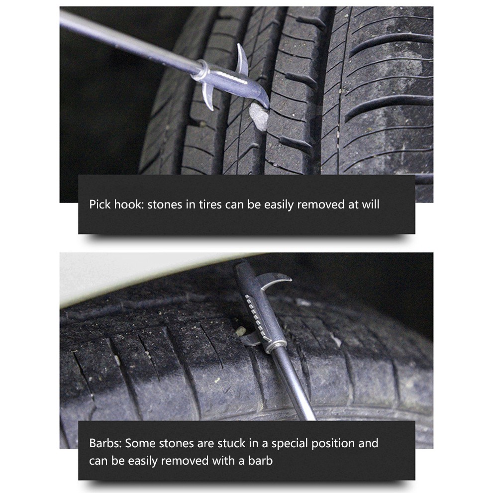 Dụng cụ móc làm sạch bảo vệ lốp xe ô tô nhiều đầu bằng hợp kim kẽm