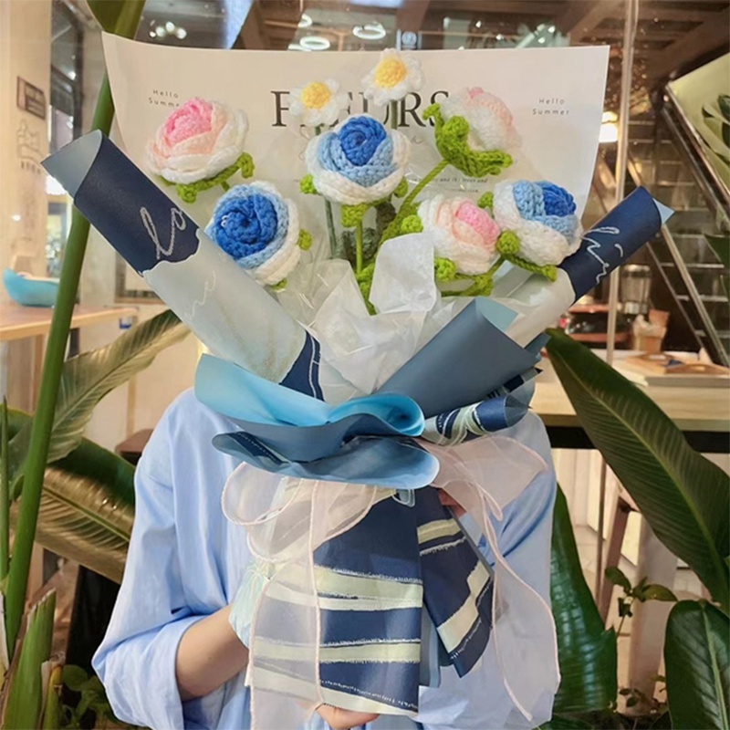 Bó Hoa Tulip Nhân Tạo Làm Thủ Công Dùng Trang Trí Phòng Ngủ Độc Đáo