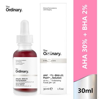 Bill Anh Thanh tẩy da AHA 30% + BHA 2% Peeling Solution The Ordinary