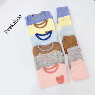 Set bộ thun gân thu đông cho bé