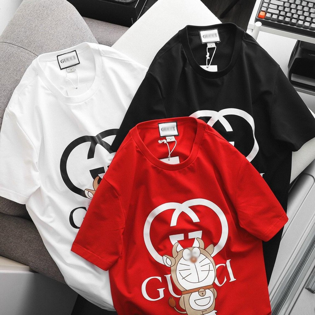 Áo thun nam nữ GUCCI in hình Doremon cực chất - Shop LASTORE