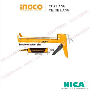 9inch dụng cụ bơm silicon ingco - hcg0309