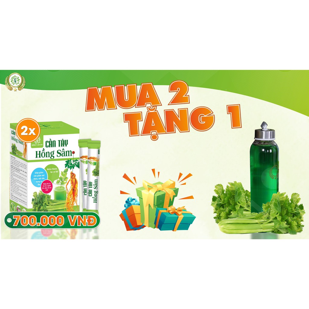 Cần Tây Hồng Sâm Lan Chi( Tổng Công Ty)_ Thanh Lọc Cơ Thể, Hỗ Trợ Giảm Cân, Đẹp Da Giữ Dáng