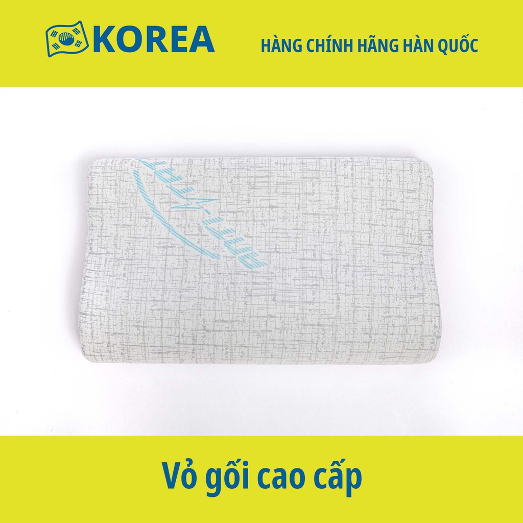 Vỏ gối (Áo gối) cao su non - Hình lượn sóng 50 x 30 x 10/7 cm - Hàng chính hãng Mehome Hàn Quốc | BigBuy360 - bigbuy360.vn