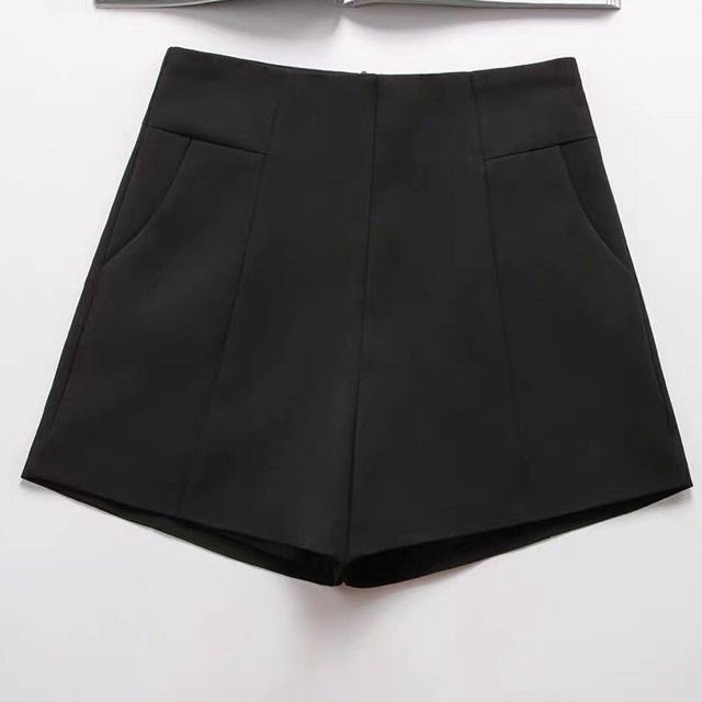 Quần short nữ cạp cao hàng đẹp, short nữ lưng cao vải tuyết mưa
