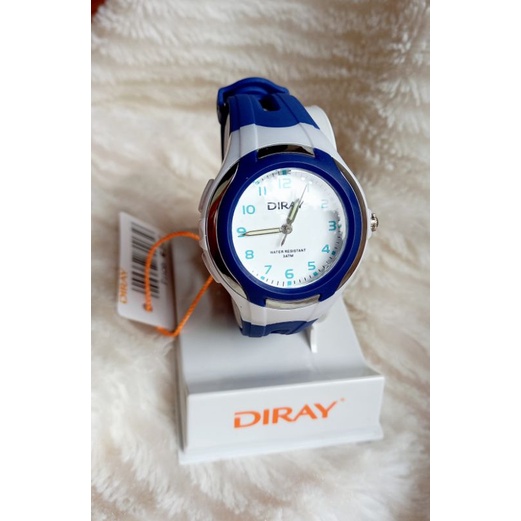 Đồng hồ trẻ em Diray chạy kim, quai silicone bền bỉ, hàng h.ãng
