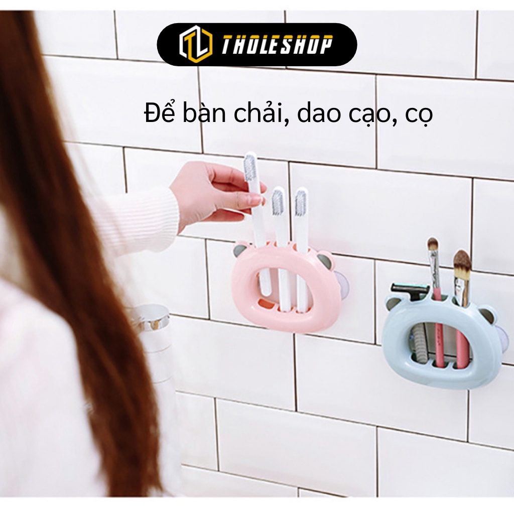 [SGD] Giá Đỡ Bàn Chải - Treo Bàn Chải, Dao Cạo, Đồ Dùng Nhà Tắm Hình Gấu Đáng Yêu 5121