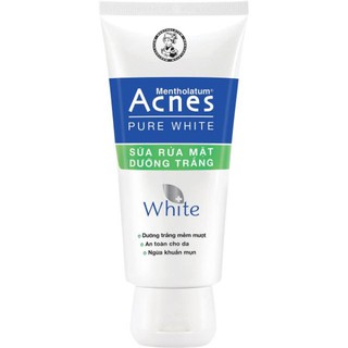 Sữa rửa mặt dưỡng trắng Acnes Pure White (tuýp 100g)