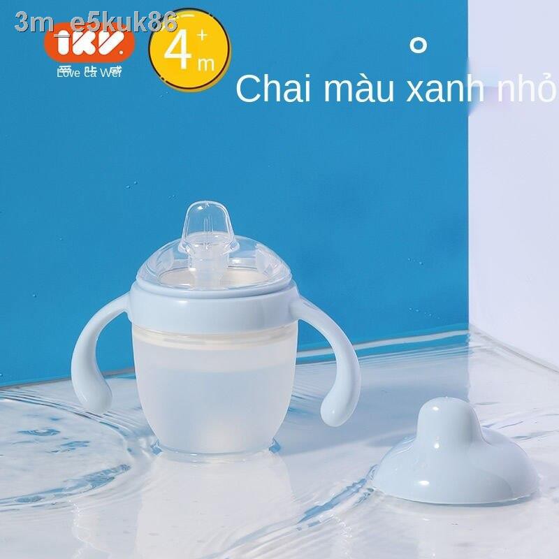 [bán chạy]> Cốc mỏ vịt silicon IKV Bình uống nước cho trẻ sơ sinh 6 tháng có ống hút, bé lớn tập