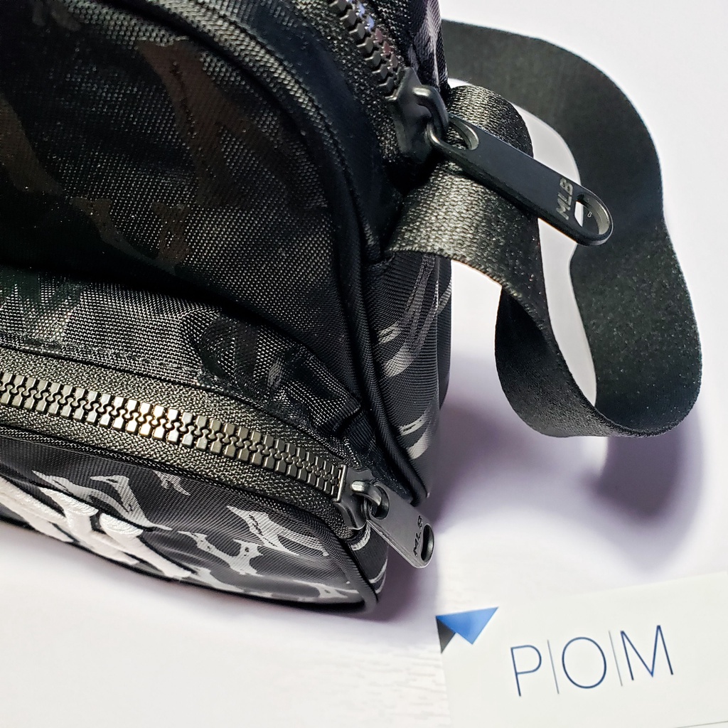 Túi đeo chéo nam nữ M.L.B NY Black B03 - Pom Store