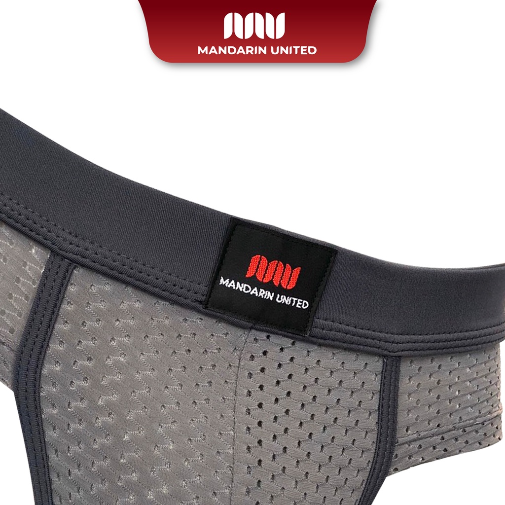 Quần lót nam MANDARIN UNITED sịp tam giác vải lưới thông hơi co giãn 4 chiều thoáng mát - 02213