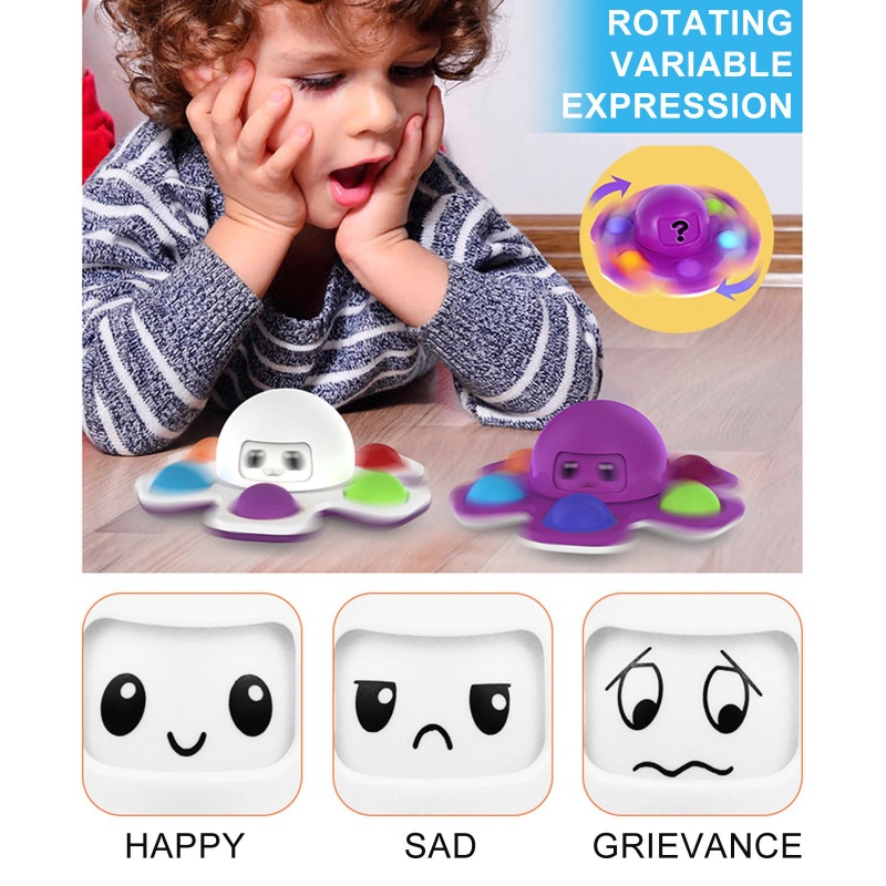 Đồ chơi con quay hình bạch tuộc giúp giảm căng thẳng