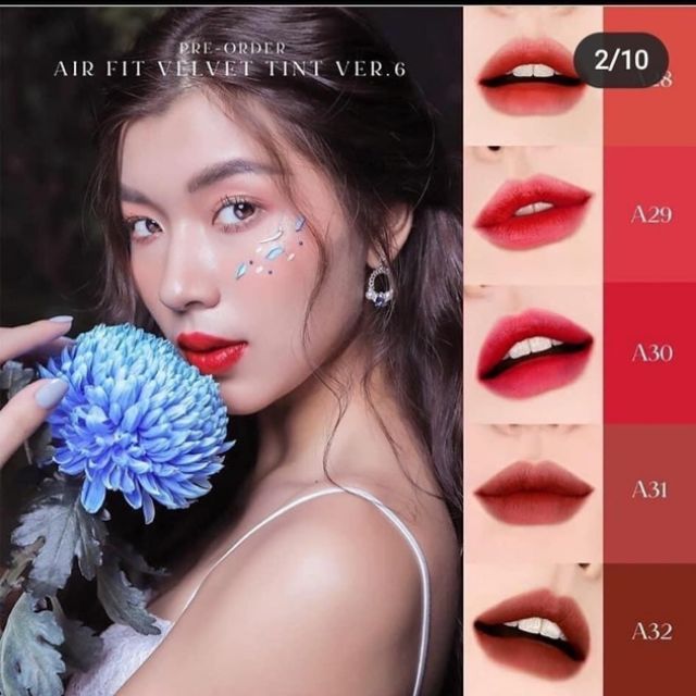 Son Black Rouge Ver 6 Airfit Velvet Tint Version 6