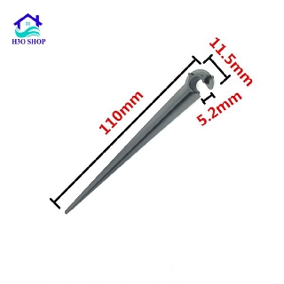 Que Đỡ Ống Tưới 6mm Cắm Đầu Béc Nhỏ Giọt - Hệ Thống Tưới, que móc đỡ béc 8 tia
