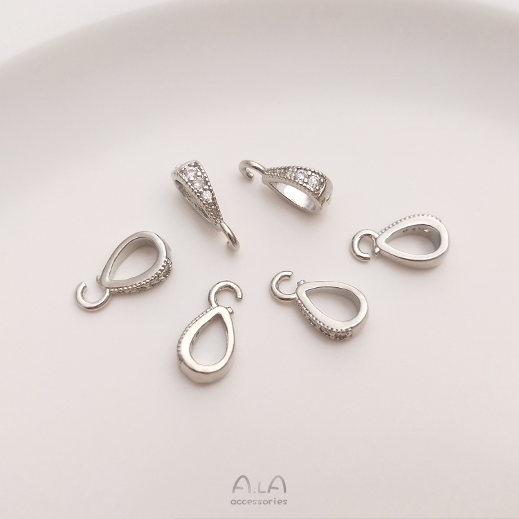 Khóa Treo Trang Sức Bằng Đồng 14K 18K diy Màu Sắc Đa Dạng