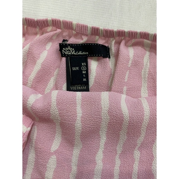Áo voan kẻ sọc 2 dây Nino.maxx  - Thanh lý vnxk